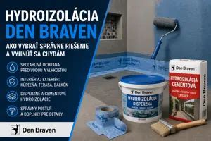 Systémové riešenie hydroizolácie Den Braven