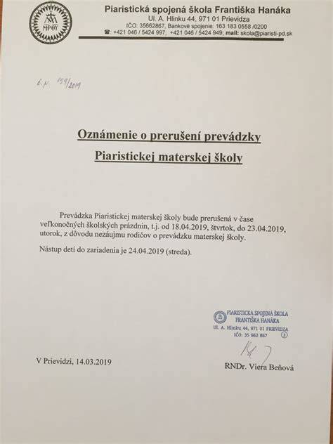 Oznámenie o výpredaji skladových zásob a zrušení prevádzky