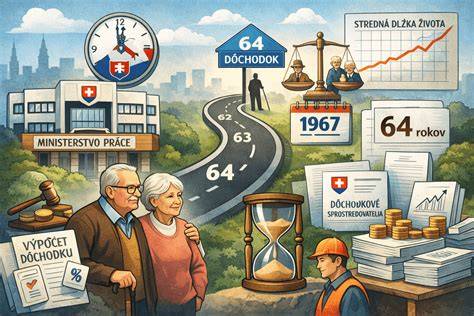 Ilustrácia dôchodkového veku a jeho zmien