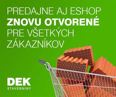 Exteriér predajne stavebnín s logom Stavebniny Bar v Prievidzi