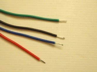Tabuľka farebného značenia vodičov v elektrických rozvodoch