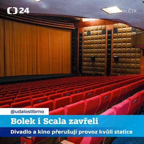 Pohľad na budovu Kina Scala v Prešove