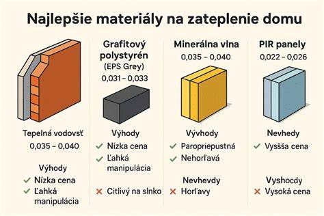 Prehľad typov stavebných materiálov a ich využitie