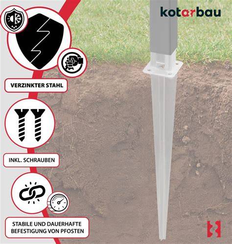 Kotviace pätky pre plotové stĺpiky