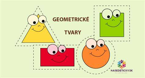 Rôzne geometrické tvary mozaiky