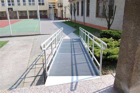 Schéma sklonov rampy pre imobilných