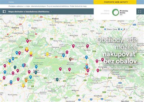 mapa stavebných obchodov v regióne Krosno