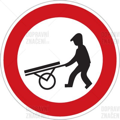 Zákazová značka s vyznačenou obchádzkovou trasou