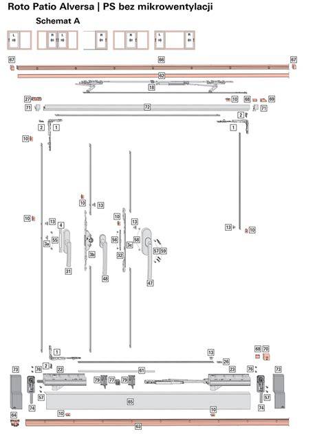 Príklad posuvného systému Roto Patio