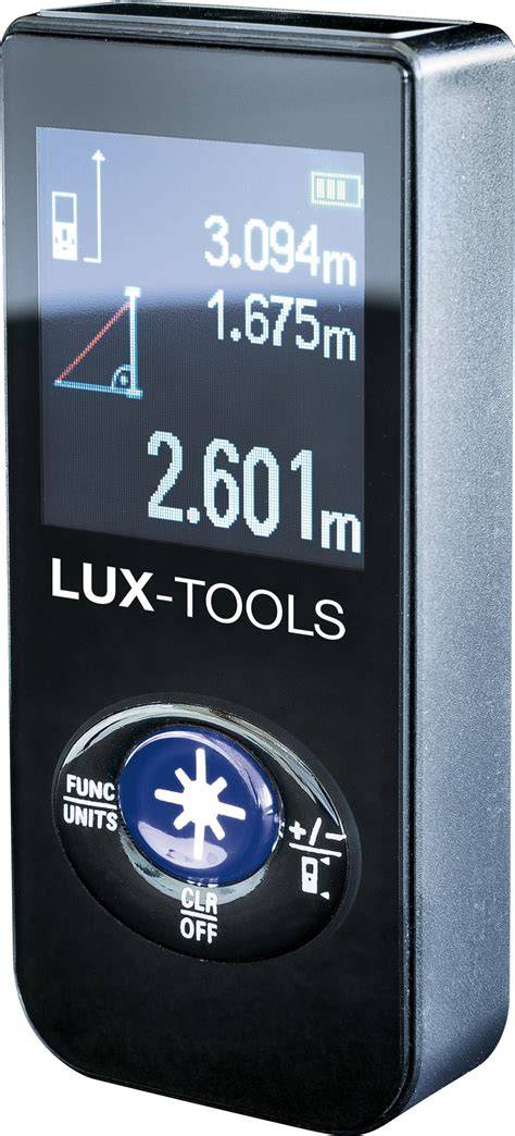 LUX-TOOLS laserový merač vzdialenosti v detailoch
