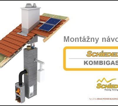 Schéma kombinovaného komínového systému Schiedel KombiGas
