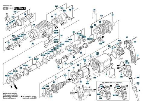 Detail motora vrtacieho kladiva Bosch GBH 2