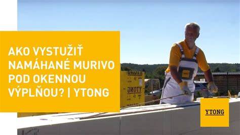 schéma vystuženia muriva pod okenným otvorom