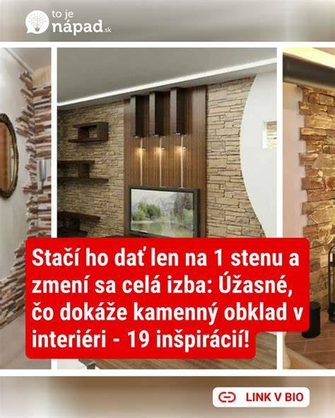 Príklad imitácie travertínu v modernom interiéri