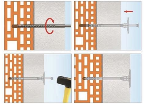 Detail fasádnej tanierovej hmoždinky FIXPLUG 10