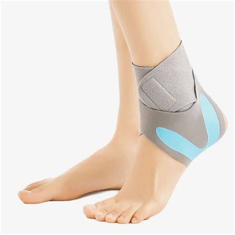 Schéma správnej aplikácie elastického obväzu na členok