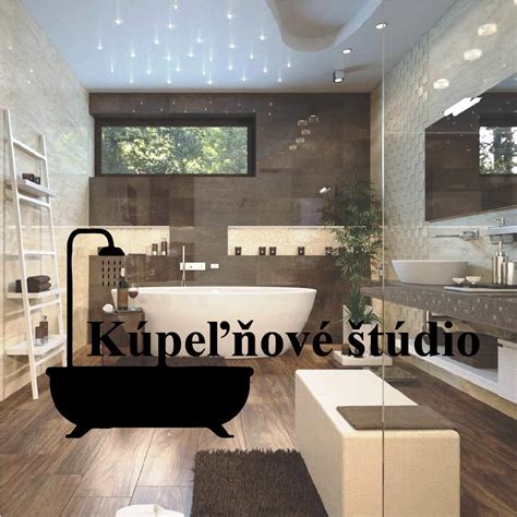 Interiér kúpeľňového štúdia s rôznymi typmi obkladov a sanity