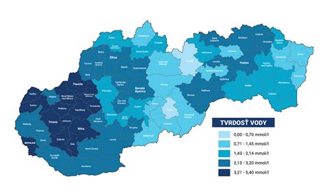 Mapa distribučných oblastí elektriny na Slovensku