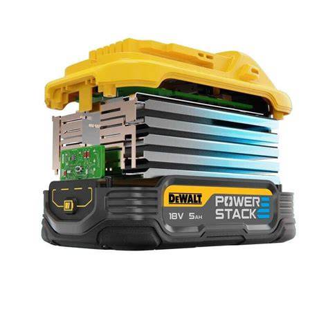 Infografika o technológii DeWalt PowerStack