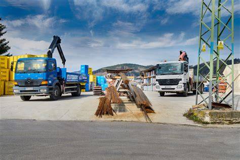 Sklad stavebných materiálov a logistika