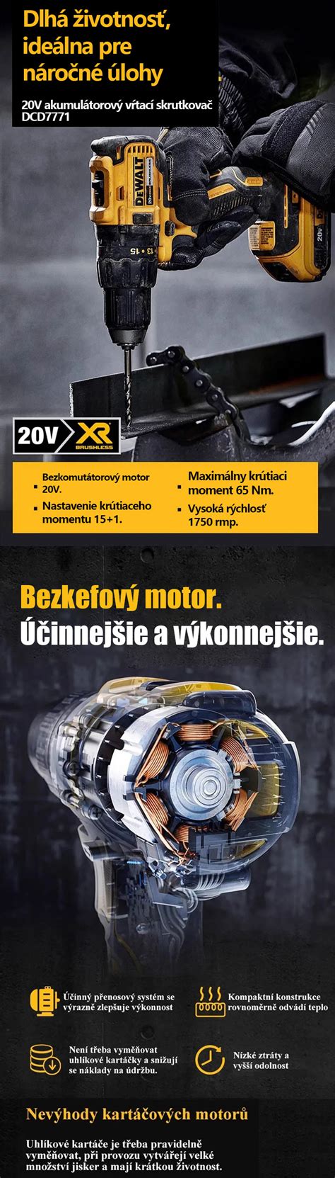 Štítok s informáciami o uhlovej brúske DeWalt