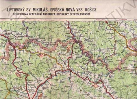 Mapa oblasti Spišská Nová Ves s okolitými obcami
