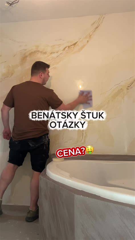 Ukážka benátskeho štuku na stene