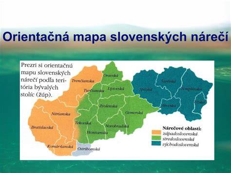 Mapa rozšírenia slovenských nárečí