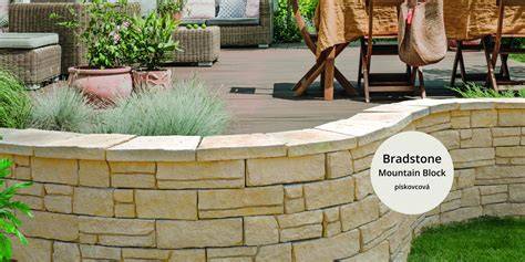 Produktová rada Bradstone Mountain Block - rôzne farby a textúry