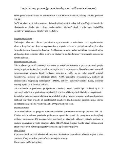 Legislatívny proces výmeny kotla v Slovenskej republike