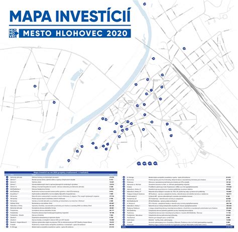 Mapa investícií do verejného vodovodu na Ulici osloboditeľov