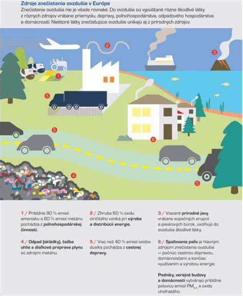 Infografika: Zdroje znečistenia ovzdušia v mestách a obciach