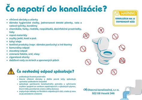 Infografika: Čo nepatrí do odpadu WC