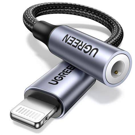 Ukážka Lightning na 3,5 mm jack adaptéra