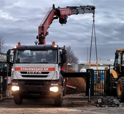 Autodoprava stavebných materiálov na stavenisko