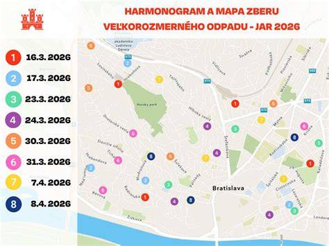 Mapa hlukového znečistenia v meste