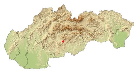Mapa Slovenska s vyznačenými oblasťami doručenia