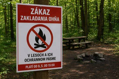 Ilustrácia techniky zakladania ohňa zhora