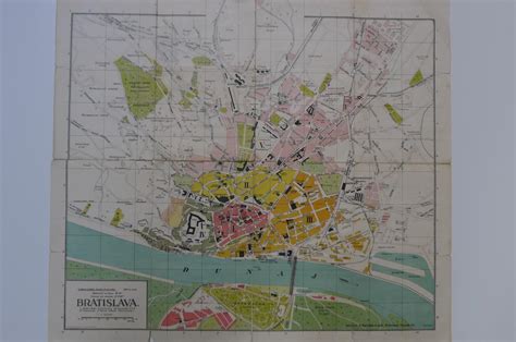 Mapa Bratislavy s označenými oblasťami dodania