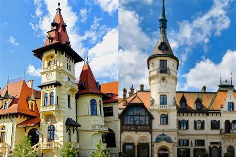 historická fotografia Csákyho kaštieľa v Prievoze