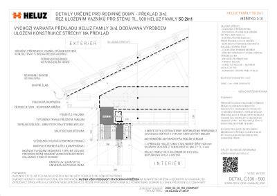 Detail izolantu v preklade HELUZ FAMILY 3in1