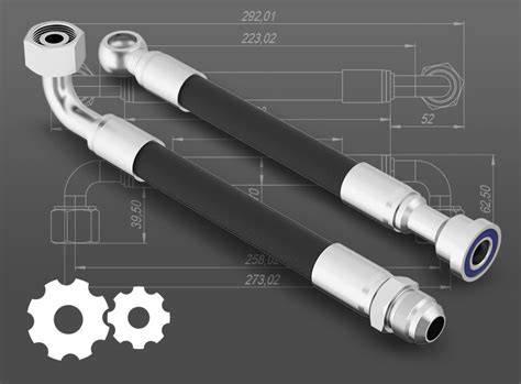 Schéma lisovania hydraulickej hadice s objímkou