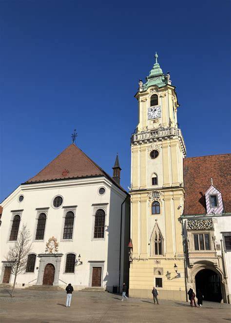 Pohľad na Blumentálsky kostol v Bratislave