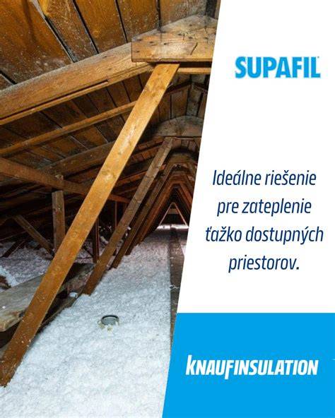 Fúkaná izolácia Supafil v podkroví
