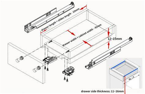 Detailné zobrazenie systému otvárania zásuviek typu push to open