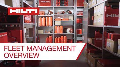 grafické znázornenie servisných výhod Hilti a Fleet Managementu