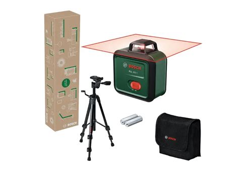 Fotografia laseru Bosch PLL 360 s príslušenstvom