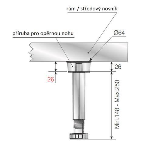 Detail statívovej hlavy s uchytením prístroja