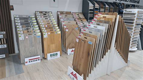 Ukážka rôznych dekorov laminátových a vinylových podláh