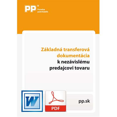 Príklady sprievodnej dokumentácie k výrobkom